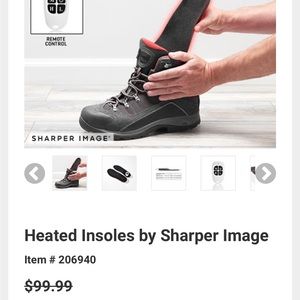 Sharper Image Heated Insoles